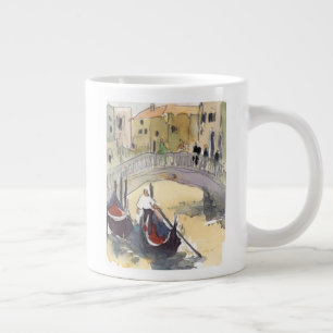 Destinations   Venice Plein Air Gondola Ride Large Coffee Mug