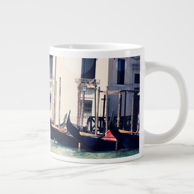 Destinations | Venice Waterfront Photograph Large Coffee Mug (Right)