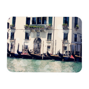 Destinations Venice Waterfront Photograph Magnet