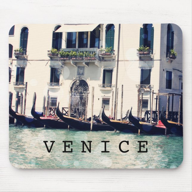 Destinations | Venice Waterfront Photograph Mouse Mat (Front)