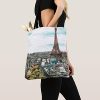 Destinations | Vintage Eiffel Tower in Paris View