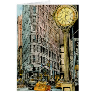Destinations Vintage Fifth Avenue Clock