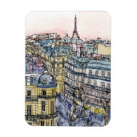 Destinations | Watercolor Eiffel Tower & Paris