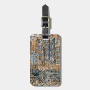 Destinations   Watercolor New York City View Luggage Tag