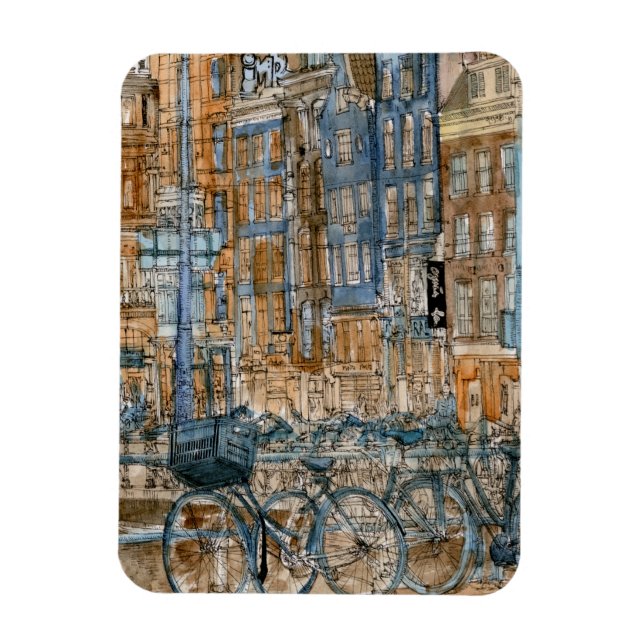 Destinations | Watercolor New York City View Magnet (Vertical)
