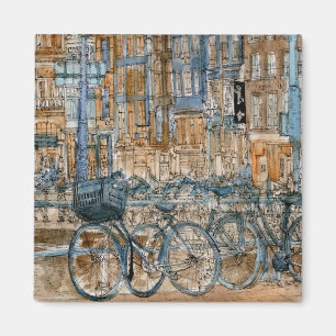 Destinations   Watercolor New York City View Magnet