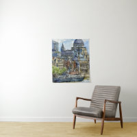 Destinations | Watercolor River Thames Waterfront