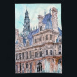 Destinations | Watercolor Rustic Hotel de Ville Tea Towel<br><div class="desc">Find this masterfully created watercolor and ink design by Melissa Wang, brought to you by World Art Group, on fantastic range of great products from Zazzle. See how her delicate approach to detail has brought the splendorous Hotel de Ville to life, from its many windows, arches and statues to the...</div>