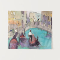 Destinations | Watercolor Venice Gondola Ride