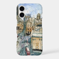Destinations | Watercolor Vintage London Street