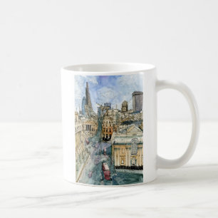Destinations   Watercolor Vintage London Street Coffee Mug