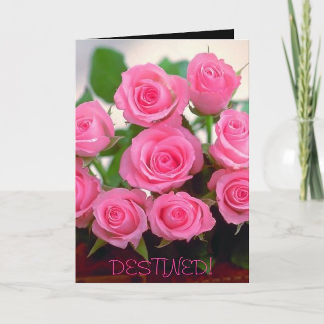 DESTINED! Greeting Card (Front)