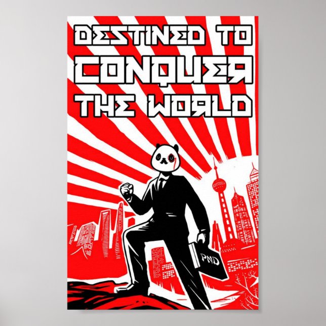 Destined to Conquer the World Poster (Front)