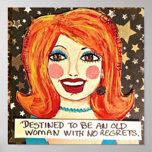 DESTINED TO HAVE NO REGRETS. POSTER
