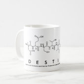 Destinee peptide name mug (Front Left)
