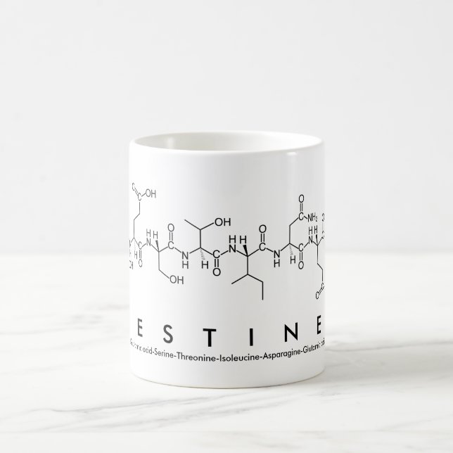 Destinee peptide name mug (Center)