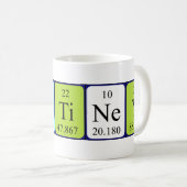 Destiney periodic table name mug (Front Right)