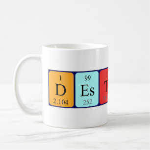 Destiney periodic table name mug