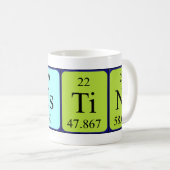 Destini periodic table name mug (Front Right)