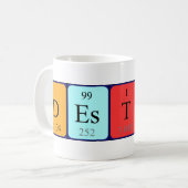 Destini periodic table name mug (Front Left)