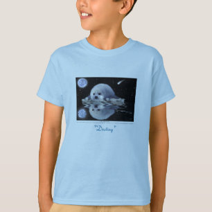 "DESTINY" Art & Story HARP SEAL T-shirts