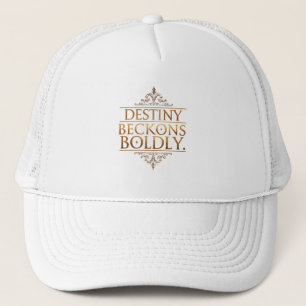 Destiny Beckons Boldly  Trucker Hat