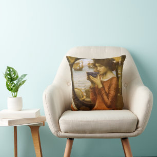Destiny by John William Waterhouse Cushion