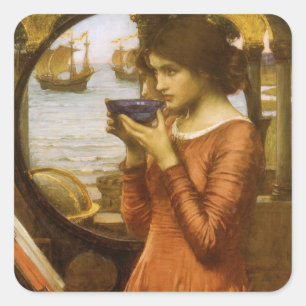 Destiny by John William Waterhouse Square Sticker