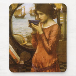 Destiny by JW Waterhouse, Vintage Victorian Art Mouse Mat