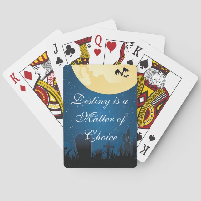 Destiny is a Choice Playing Cards (Back)