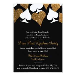 casino party invitations announcements
