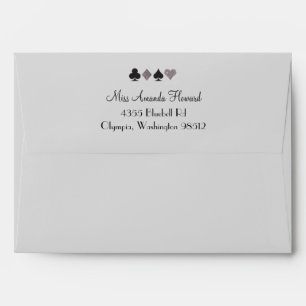 Destiny Las Vegas Glittered Platinum Envelope