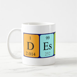 Destiny periodic table name mug
