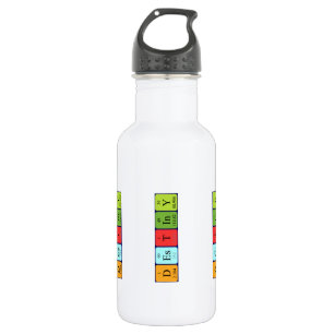 Destiny periodic table name water bottle