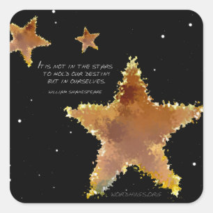 Destiny Stars Square Sticker