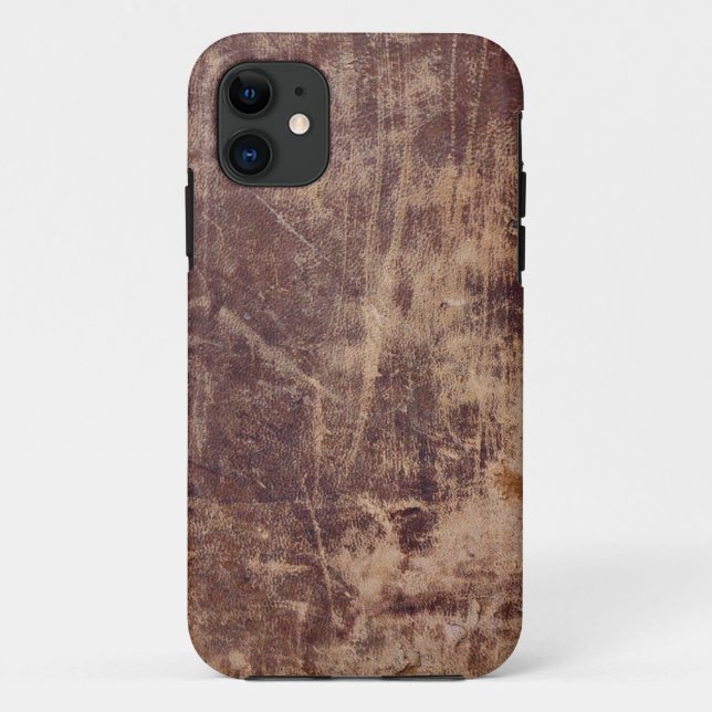 Destress Leather Case-Mate iPhone Case (Back)