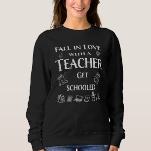 Destressed Love A Teacher Sweatshirt