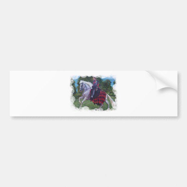 Destrier Bumper Sticker (Front)