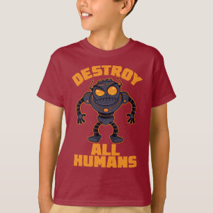 Destroy All Humans Angry Robot T-Shirt