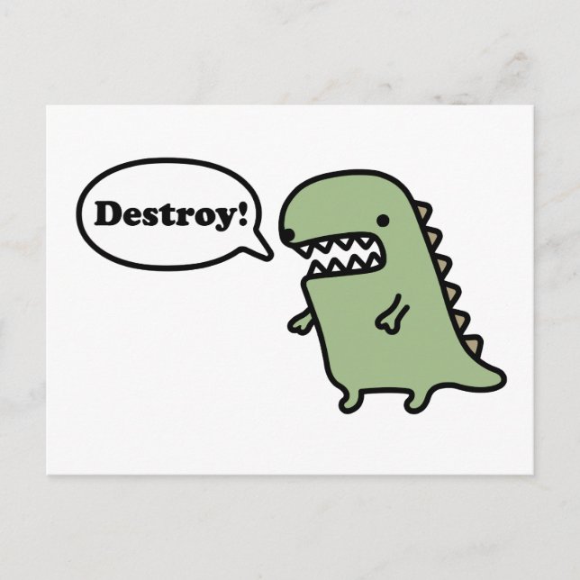 Destroy! Postcard (Front)