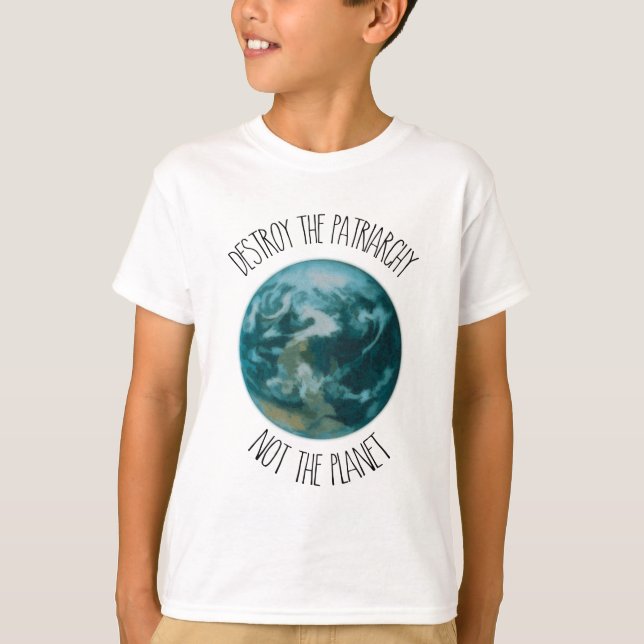 Destroy the Patriarchy Feminist T-Shirt (Front)