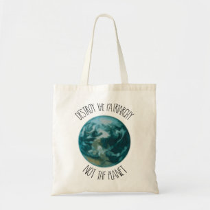 Destroy the Patriarchy Feminist Tote Bag