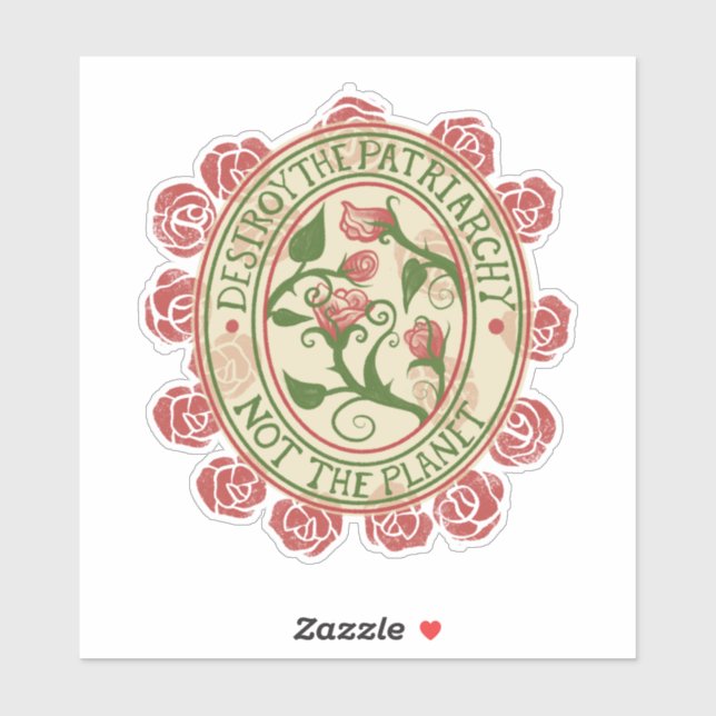 Destroy the patriarchy not the planet (Sheet)