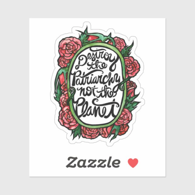 Destroy the Patriarchy not the Planet (Sheet)