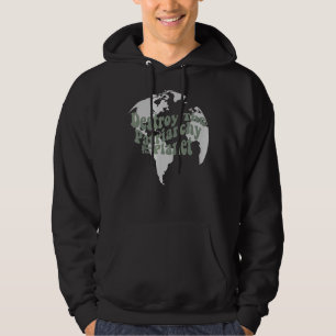Destroy The Patriarchy Not The Planet Feminist Pro Hoodie