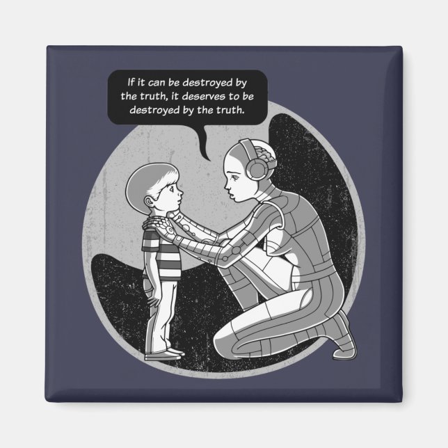 Destroyed By Truth Magnet (Front)