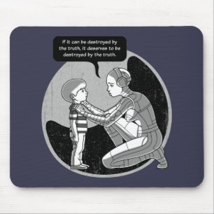 Destroyed By Truth Mouse Mat