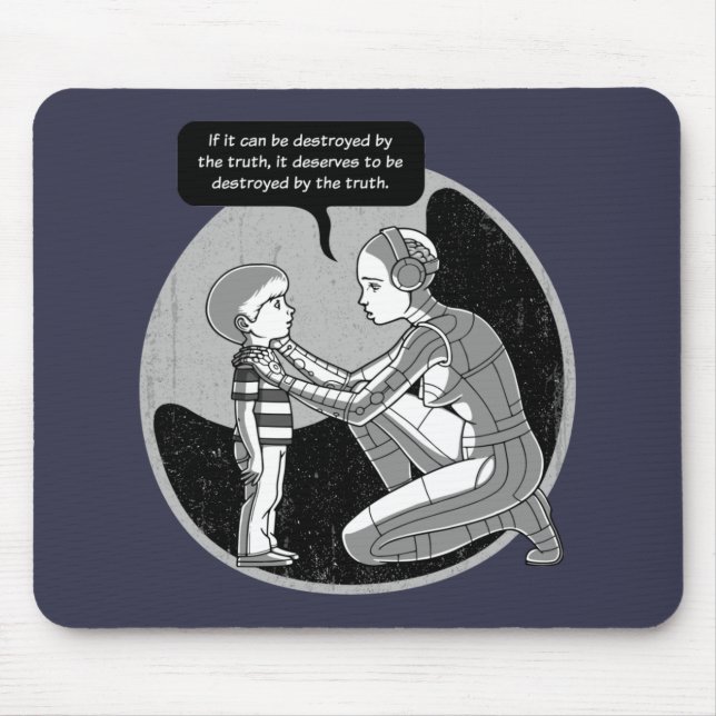 Destroyed By Truth Mouse Mat (Front)