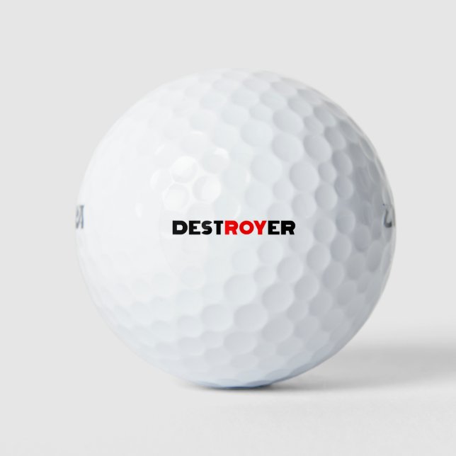 Destroyer Roy Golf Balls (Front)