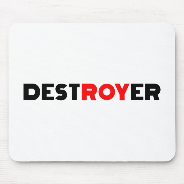 Destroyer Roy Mouse Mat (Front)